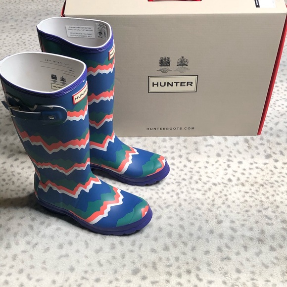 Hunter Originals Big Kid Electric Storm Rain Boot - Picture 6 of 10